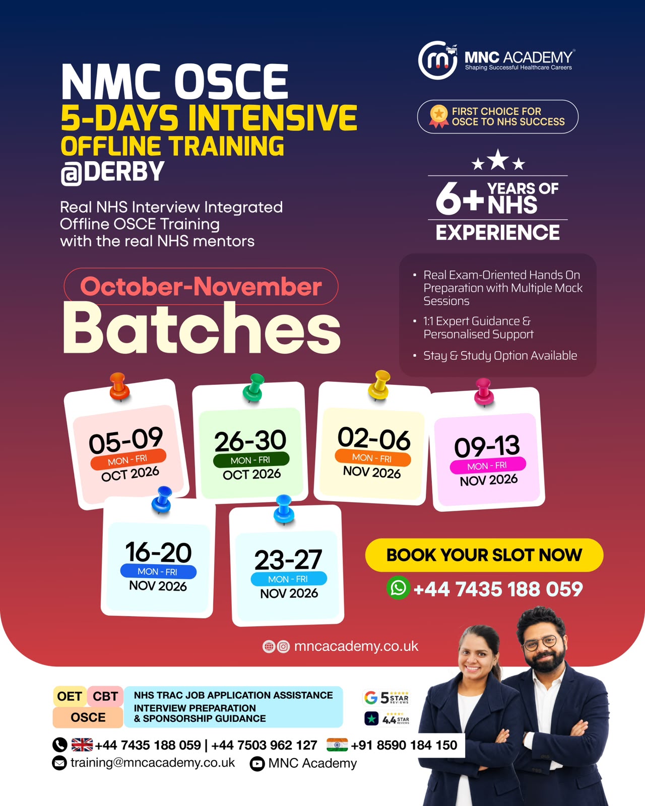 MNC Academy OSCE Intensive Training Offer